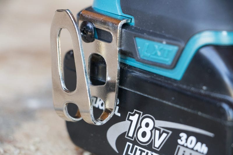 23-gauge pin nailer belt hook