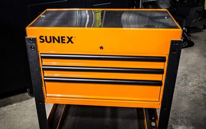 Sunex Tool Cart with Sliding Top Model 8035XT