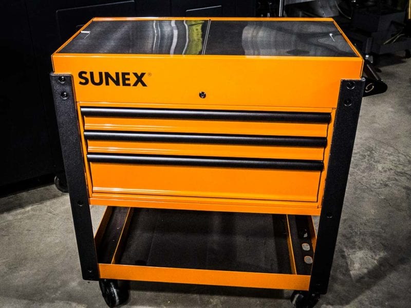 Sunex Tool Cart with Sliding Top Model 8035XT