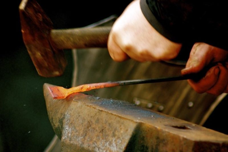 Straight Pein Blacksmith Hammer