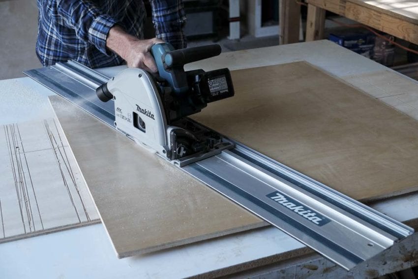 table saw vs Makita Cordless Track Saw