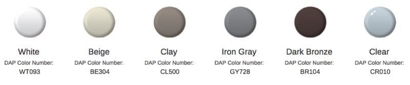 DAP DynaFlex Ultra colors