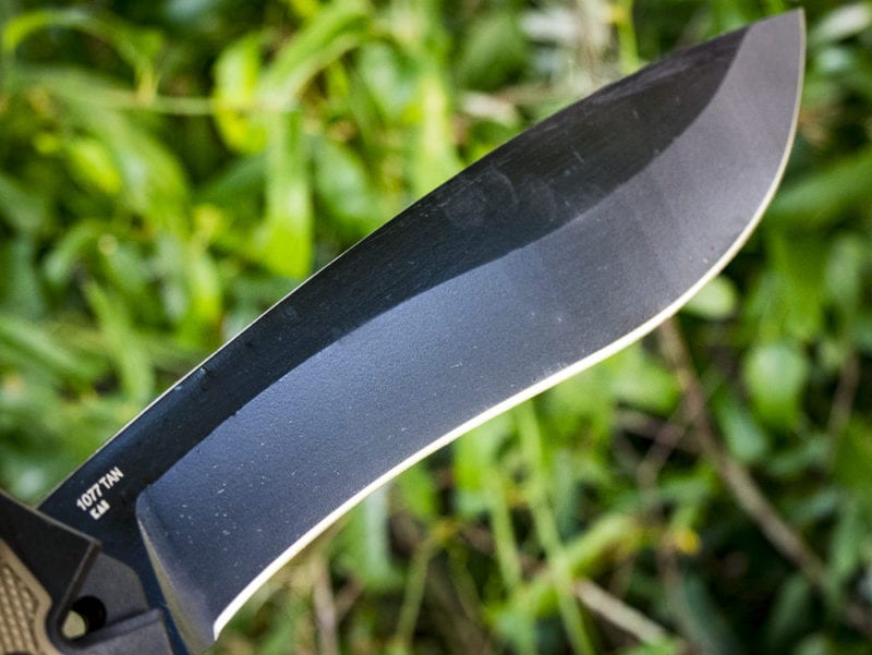 Kershaw Camp knife with black oxide coating