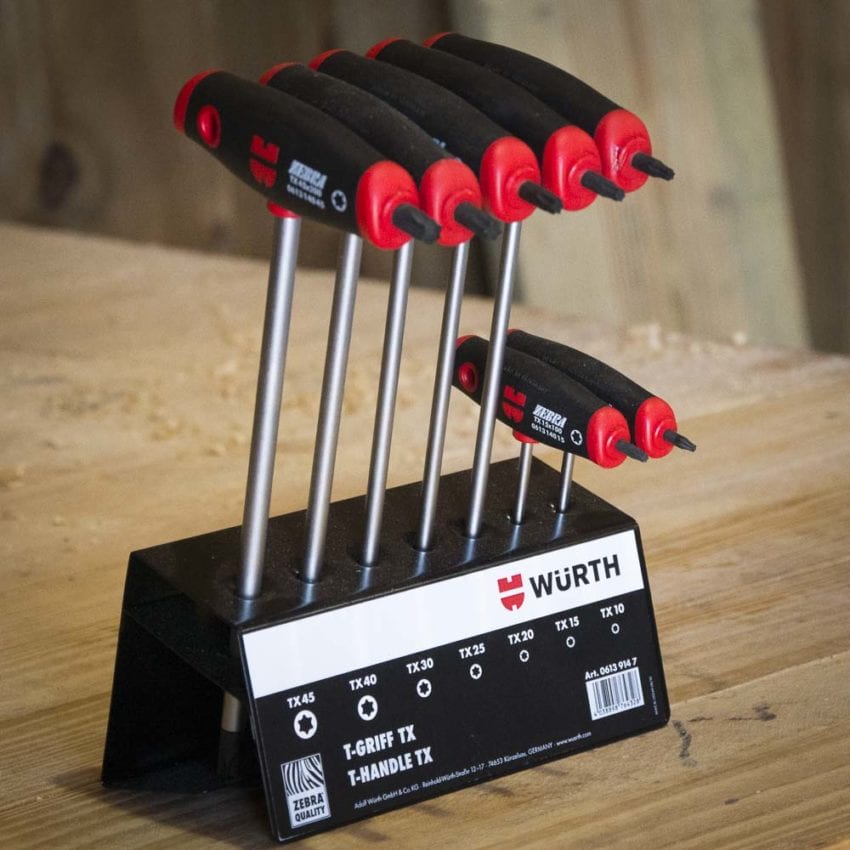 Отвертка Torx с Т-образной рукояткой Wurth Zebra 3K 0613 914 7 Обзор