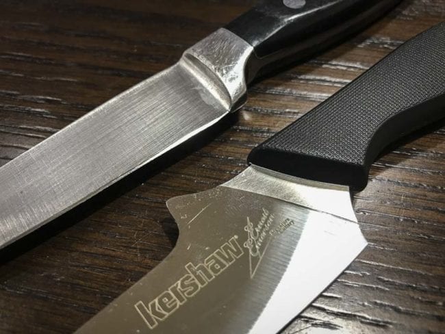 Kershaw Emerson paring knife bolster