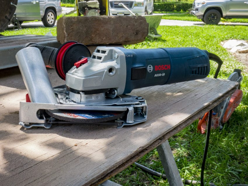 Bosch 5-Inch Angle Grinder with Tuckpointing Guard