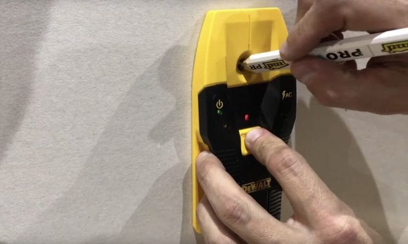 How to Use a Stud Finder center find