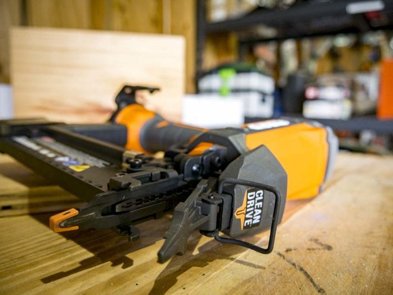 Ridgid 18-Gauge Finish Nailer with Clean Drive R213BNF