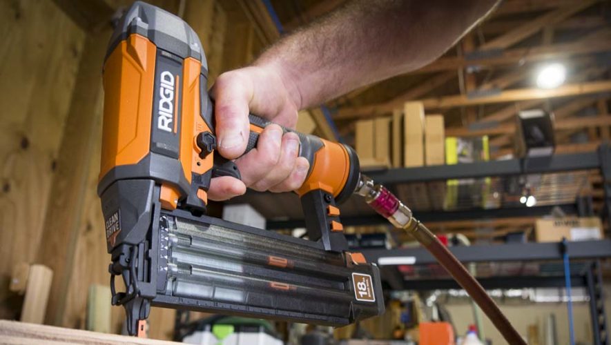 Ridgid 18-Gauge Finish Nailer with Clean Drive R213BNF