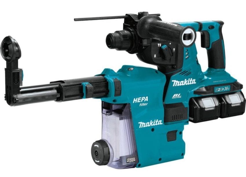 Makita XRH10 18V X2 LXT SDS-Plus AVT Rotary Hammer with Dust Extractor
