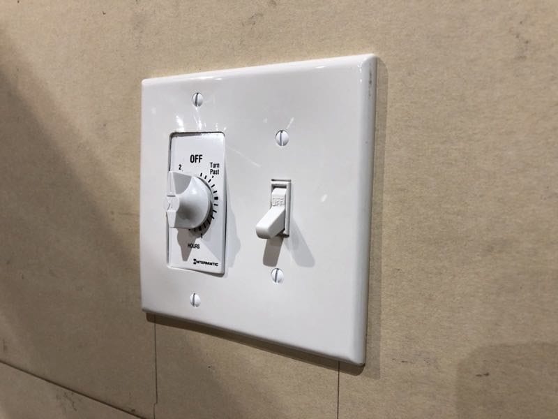 2-hour fan timer switch