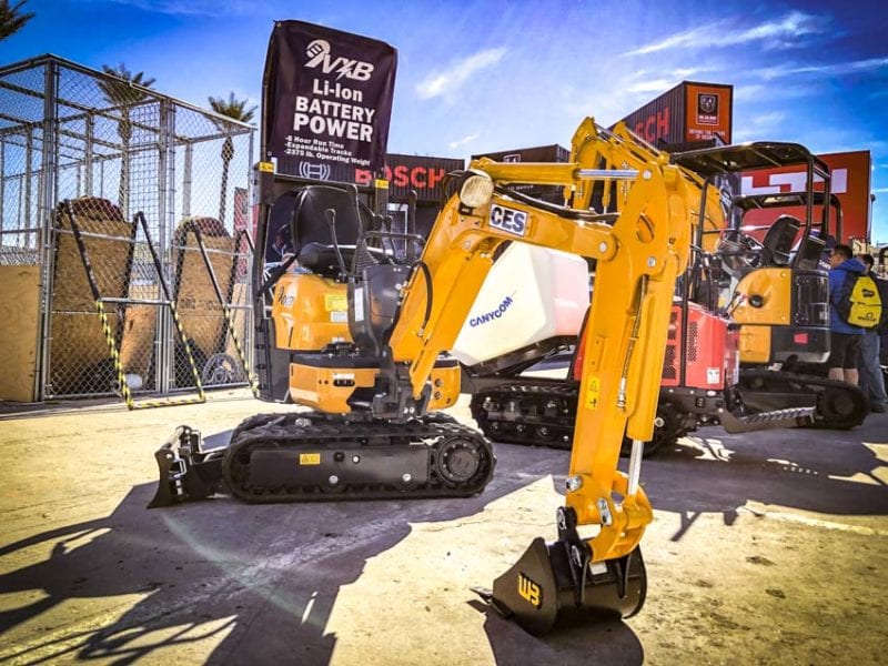 Kato CES Battery-Powered Mini Excavator - Best Tools at World of Concrete 2020
