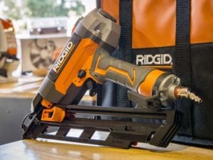 Ridgid 15 gauge cordless finish nailer deals
