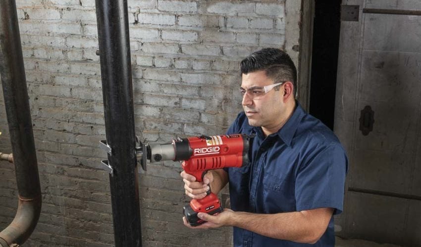 Ridgid Press-In Branch Connector Kit Eliminates Welding