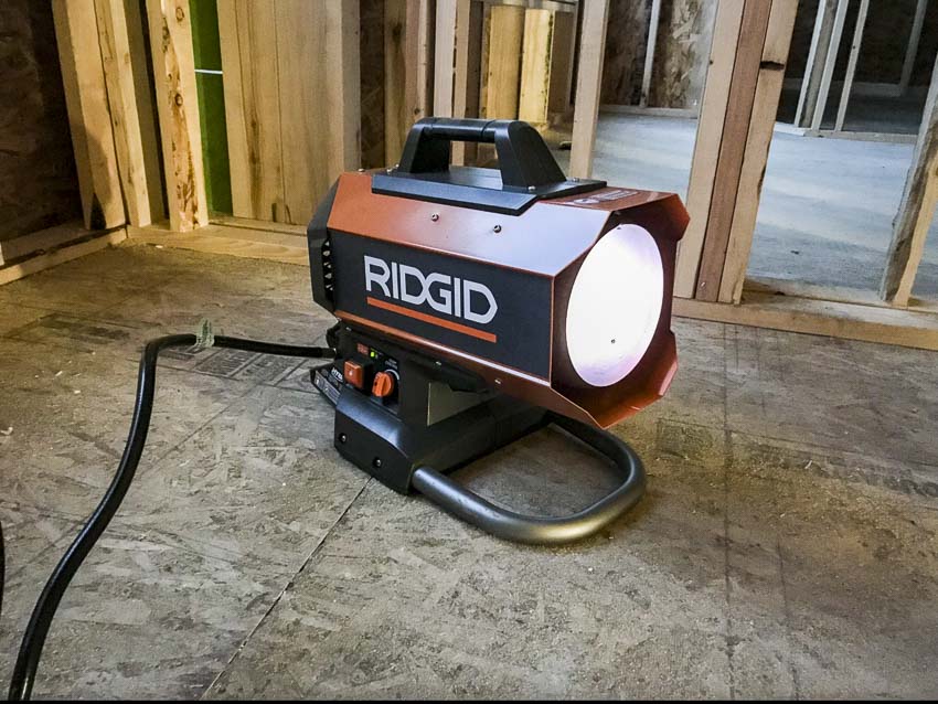 Ridgid 18V Cordless Propane Heater Review R860424B - PTR