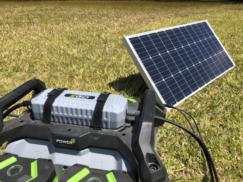 EGO Nexus Power Station Review solar panels