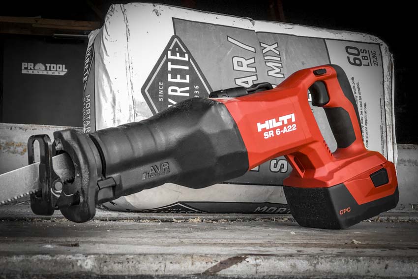 Hilti 22V Reciprocating Saw With AVR SR 6-A22 Review