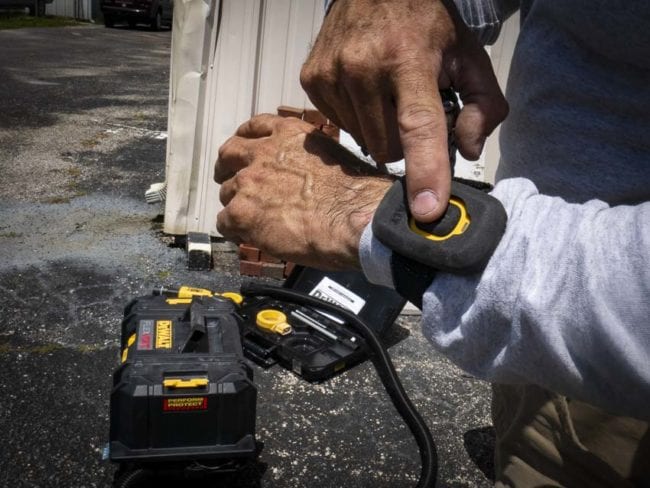 DeWalt FlexVolt 60V Dust Extractor remote