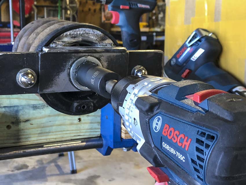 Bosch hammer drill torque testing