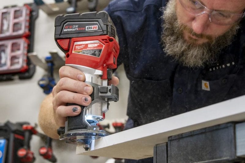 Best Cordless Router - Milwaukee M18 Fuel Cordless Compact Router