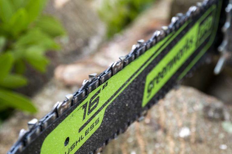 Greenworks Pro 60V BatteryPowered 16Inch Chainsaw Review PTR