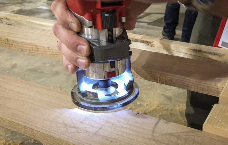 Milwaukee M28 Fuel Cordless Compact Router LED