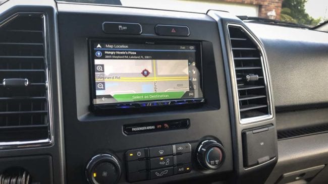 Pioneer AVIC-W8500NEX onboard GPS