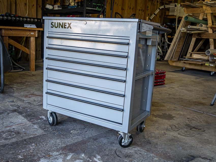 Sunex 4-Piece Service Cart Lock Set – Keyed-Alike Locks For Tool Cart Drawers & Prybar Holders