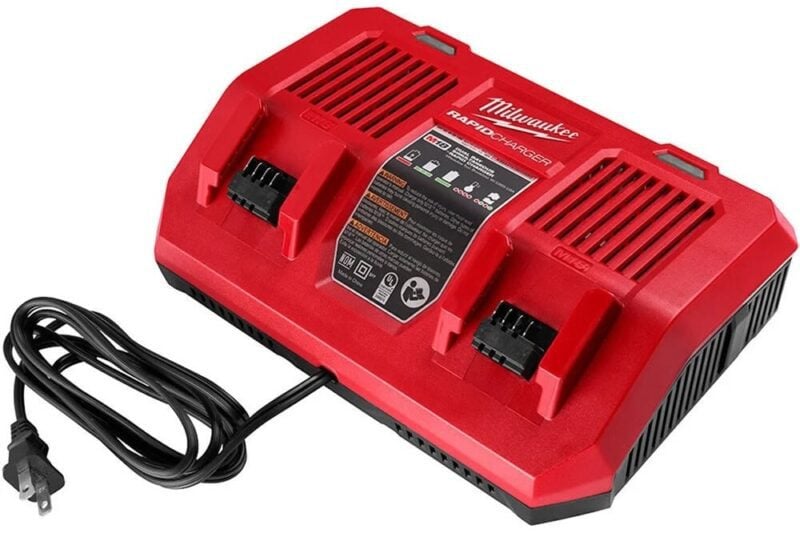 milwaukee m18 dual-bay simultaneous rapid charger 48-59-1802
