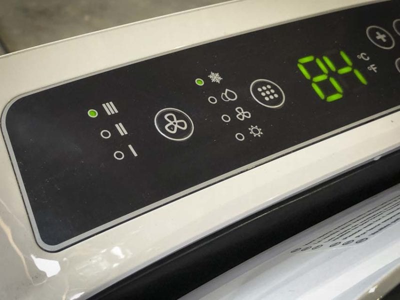 Honeywell Portable Air Conditioner speeds