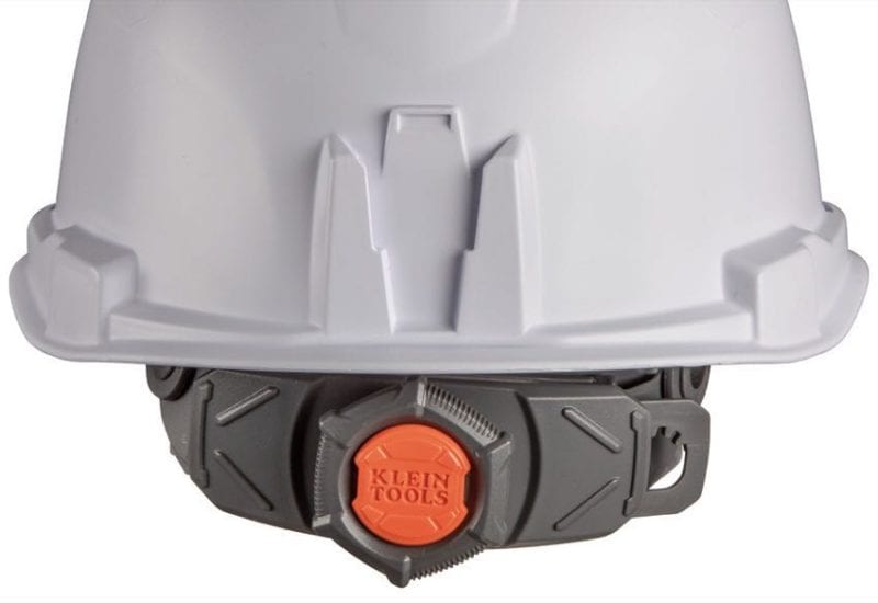 Klein Hard Hats and safety helmets rear adjustment knob