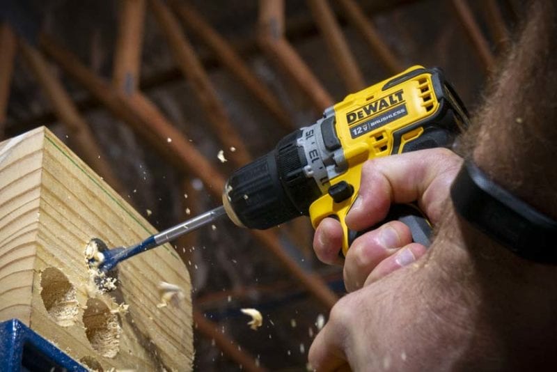 DeWalt 12V Brushless Drill 1-3/8" Spade Bit