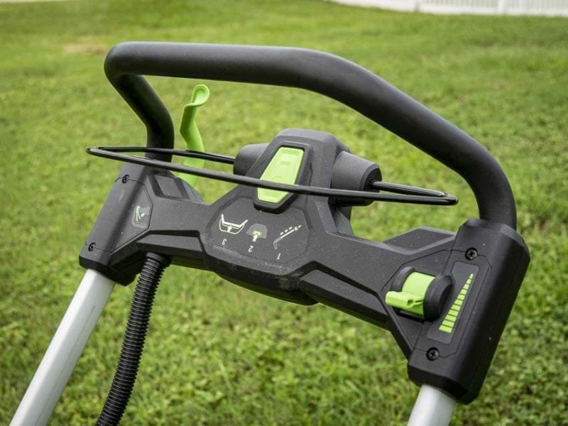 EGO 56V Peak Power Self-Propelled Lawn Mower Controls