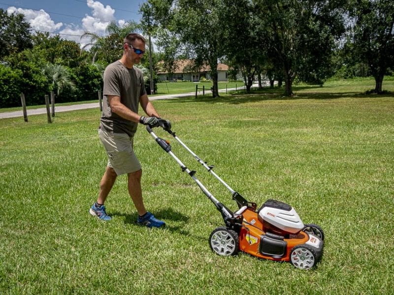 Stihl RMA 510 Battery Powered Lawn Mower Review Pro Tool Reviews