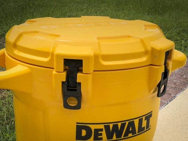 Dewalt 5-gallon water cooler latches