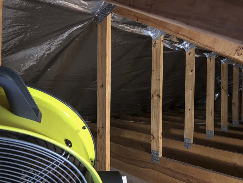 installing radiant heat barrier attic reach barrier