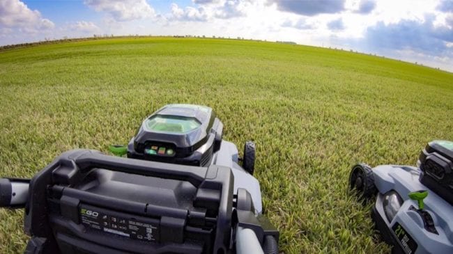 EGO 21-in peak power mower test