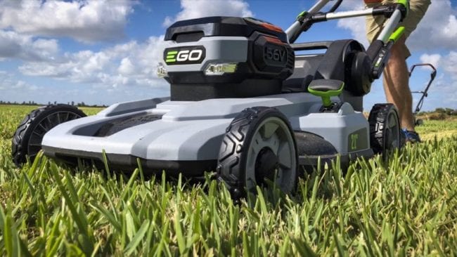 EGO 21-inch self propelled mower test