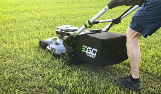 EGO Peak Power mower testing
