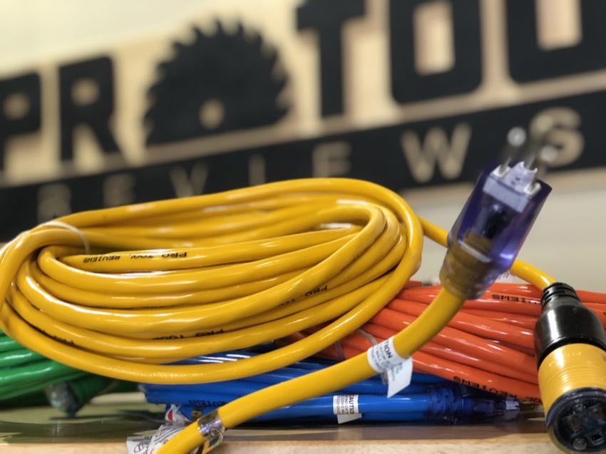 Extension cord for discount electric chainsaw