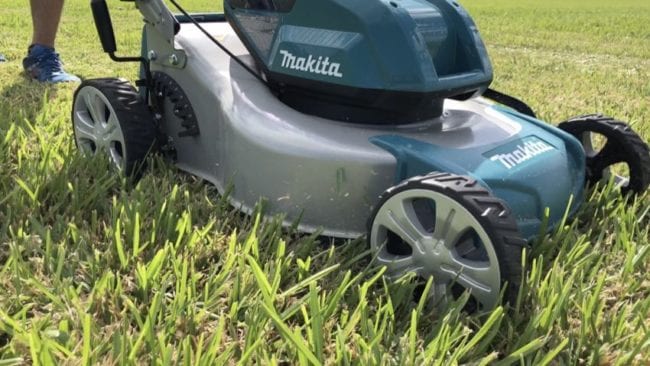 Makita mulching test