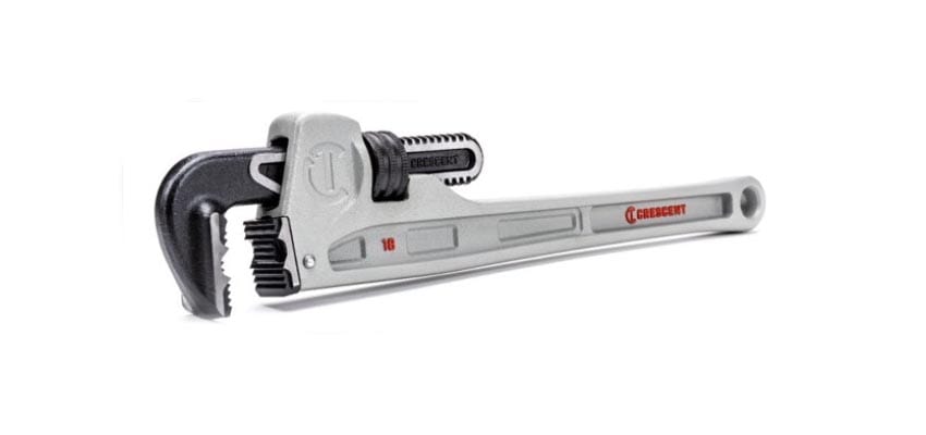 Crescent Pipe Wrench Evolves to Loose Weight, Improve Bite