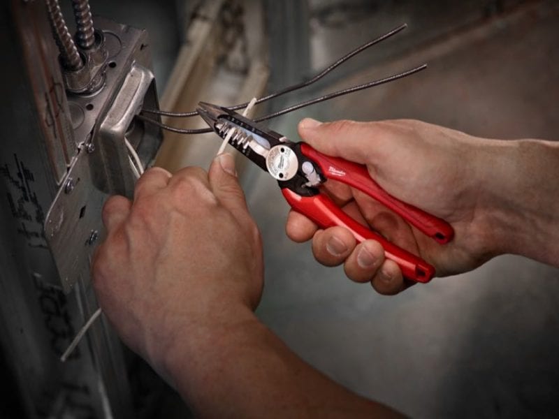 tools electricians performing service and maintenance need pliers