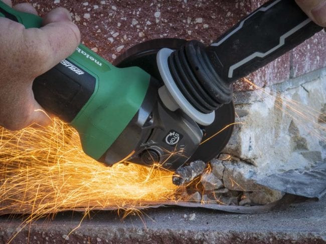 Metabo HPT 36V grinder cutting