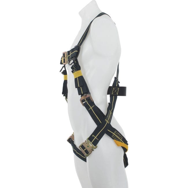 Werner high heat safety harness relief handles