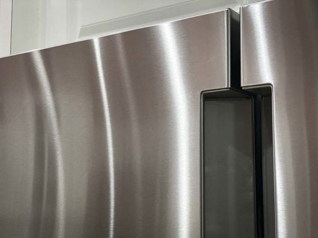 Bosch 800 Series refrigerator stainless steel