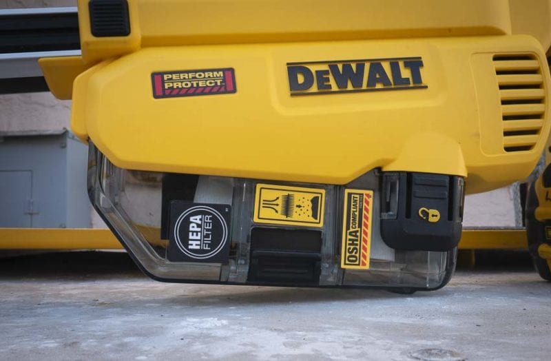 DeWalt DCH263R2DH HEPA container