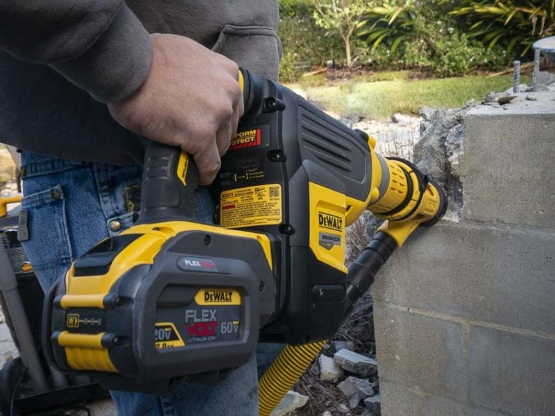 DeWalt FlexVolt and Metabo HPT MultiVolt Batteries 4 DeWalt FlexVolt with Metabo HPT MultiVolt Battery - DeWalt FlexVolt 2" SDS Max Combination Hammer