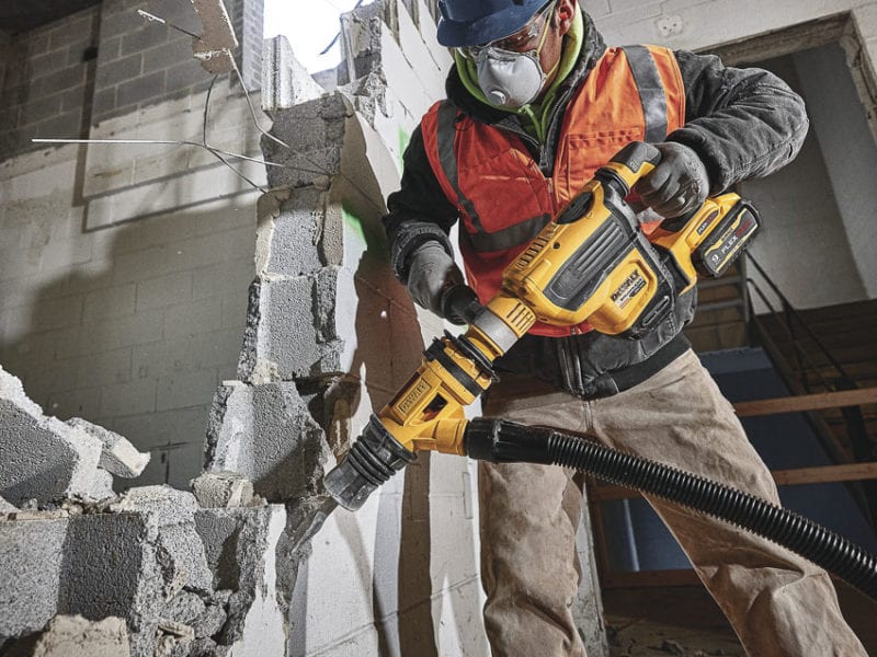 Top 10 Best Tools in the Concrete World 3 DeWalt 60V Max SDS-Max FlexVolt 1-3/4" Rotary Hammer DCH614