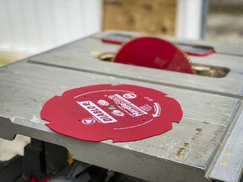 How to Replace Wood Window Trims with HardieTrim Boards 4 Diablo Hardie Pruning Blade Table Saw